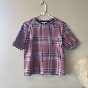 Carolina Belle Pink/Navy Sweater Shirt